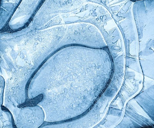 Ice blue abstract pattern symbolizing visual clarity and focus